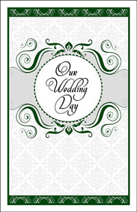 Wedding Program Cover Template 13C - Graphic 1